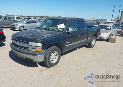 2002 Chevrolet Silverado 1500 Ls из США, поврежденный, VIN 2GCEK19T221176199